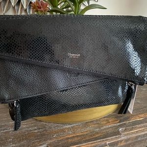 Hammitt Dillon Medium Black Diamond Crossbody Clutch